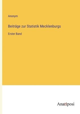 Beitrage zur Statistik Mecklenburgs 1