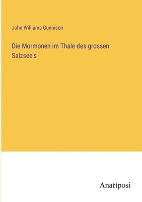bokomslag Mormonen im Thale des grossen Salzsee's