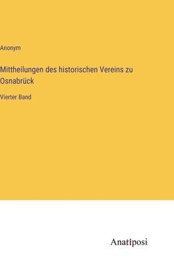 bokomslag Mittheilungen des historischen Vereins zu Osnabrck