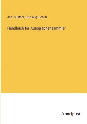 bokomslag Handbuch für Autographensammler