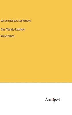 bokomslag Das Staats-Lexikon: Neunter Band