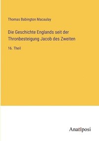 bokomslag Die Geschichte Englands seit der Thronbesteigung Jacob des Zweiten: 16. Theil