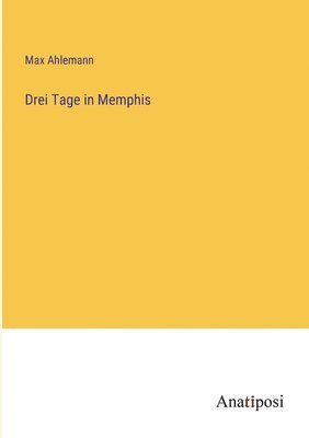 bokomslag Drei Tage in Memphis
