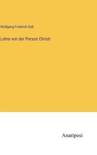 bokomslag Lehre von der Person Christi