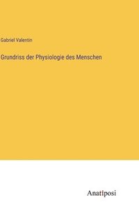 bokomslag Grundriss der Physiologie des Menschen