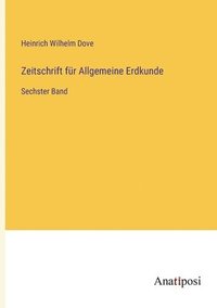 bokomslag Zeitschrift für Allgemeine Erdkunde