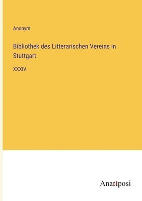 bokomslag Bibliothek des Litterarischen Vereins in Stuttgart