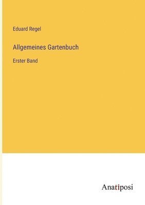 bokomslag Allgemeines Gartenbuch