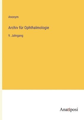 Archiv für Ophthalmologie 1