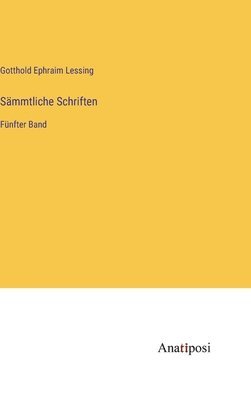 bokomslag Sämmtliche Schriften: Fünfter Band