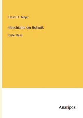 bokomslag Geschichte der Botanik