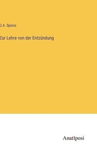 bokomslag Zur Lehre von der Entzündung