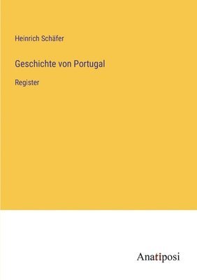 bokomslag Geschichte von Portugal