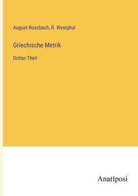 bokomslag Griechische Metrik