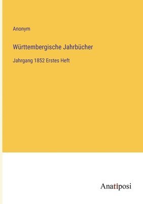 Wrttembergische Jahrbcher 1