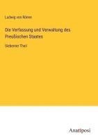 bokomslag Die Verfassung und Verwaltung des Preußischen Staates:Siebenter Theil