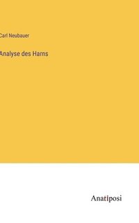 bokomslag Analyse des Harns