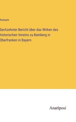 Sechzehnter Bericht ber das Wirken des historischen Vereins zu Bamberg in Oberfranken in Bayern 1