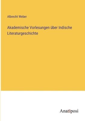 bokomslag Akademische Vorlesungen ber Indische Literaturgeschichte