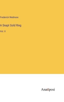bokomslag Snapt Gold Ring