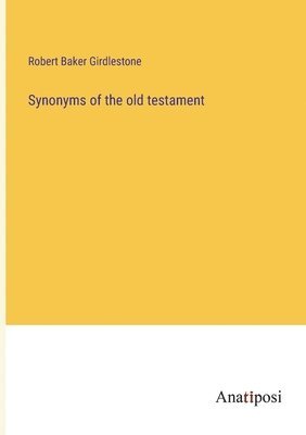 Synonyms of the old testament