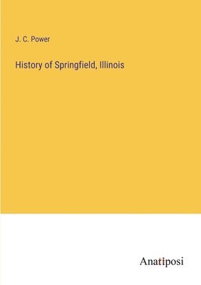 bokomslag History of Springfield, Illinois