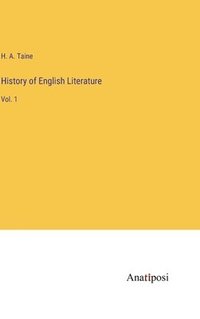 bokomslag History of English Literature