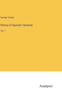 bokomslag History of Spanish Literature