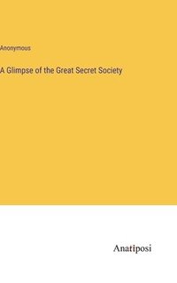 bokomslag A Glimpse of the Great Secret Society