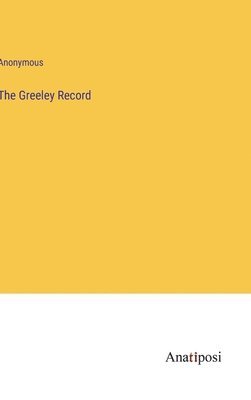 The Greeley Record 1