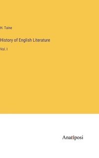 bokomslag History of English Literature