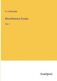 bokomslag Miscellaneous Essays