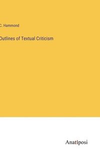 bokomslag Outlines of Textual Criticism