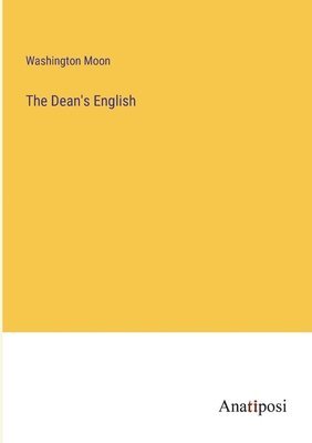 bokomslag Dean's English