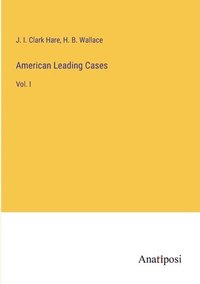 bokomslag American Leading Cases