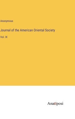 bokomslag Journal of the American Oriental Society