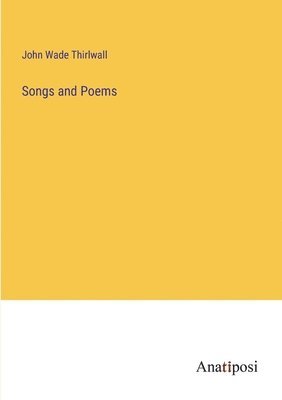 bokomslag Songs and Poems