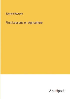 bokomslag First Lessons on Agriculture