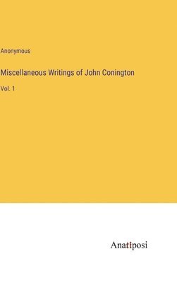 bokomslag Miscellaneous Writings of John Conington