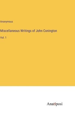 Miscellaneous Writings of John Conington 1