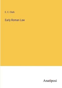 bokomslag Early Roman Law