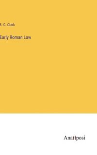 bokomslag Early Roman Law