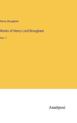 Works of Henry Lord Brougham