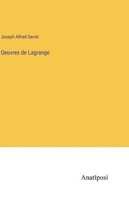 bokomslag Oeuvres de Lagrange