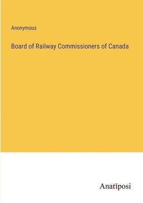 Board of Railway Commissioners of Canada 1