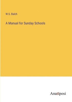 Manual for Sunday Schools