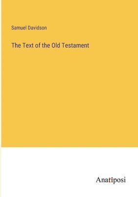 bokomslag The Text of the Old Testament