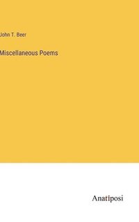 bokomslag Miscellaneous Poems