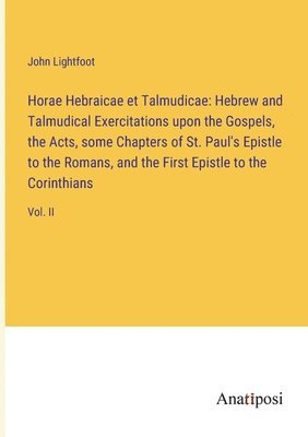 Horae Hebraicae et Talmudicae 1