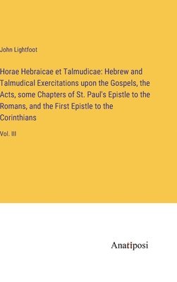 Horae Hebraicae et Talmudicae